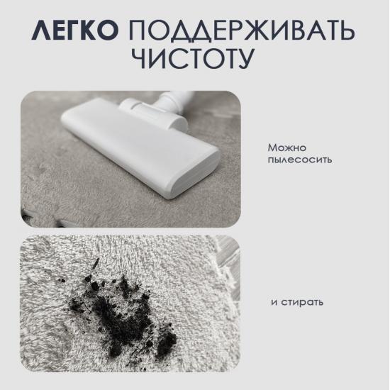 Коврик-пазл 10 шт 30*30*1 см махровый белый BZ-EVA06 Baizheng (1/10) - 1