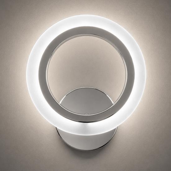 Бра светодиодный 1 плафон 19*23*8 см 18 Вт 600 LM 5м2 3 цвета хром Baizheng (1/20) - 1