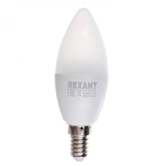 Лампа светодиодная E14 11,5 Вт 6500 K свеча 1093 лм холодный свет Rexant (1/100) - 1