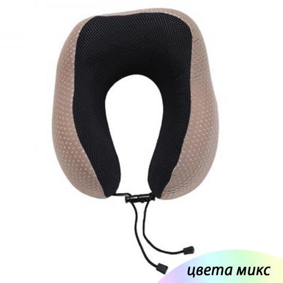 Подушка полиэстер дорожная 30*30 см для шеи микс Baizheng (1/50) - 1