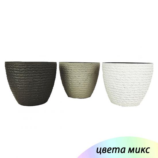 Горшок пластиковый 4,1 л 20*18*17 см в ассортименте Baizheng (1/28) - 1