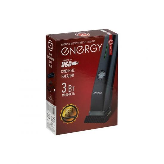 Бритва аккумуляторная 3 в 1 3 Вт триммер бритва машинка для стрижки EN-720 Energy (1/60) - 1