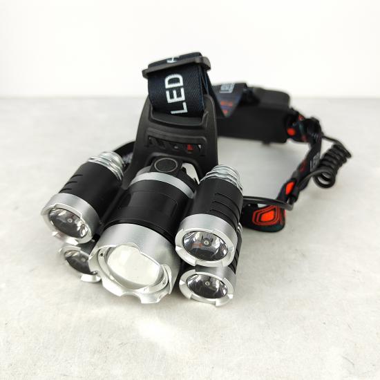 Фонарь налобный 5,9*8,2*5 см 1600 мАч USB аккум вращающаяся фокусировка 4 режима SY0 Baizheng (1/60) - 1
