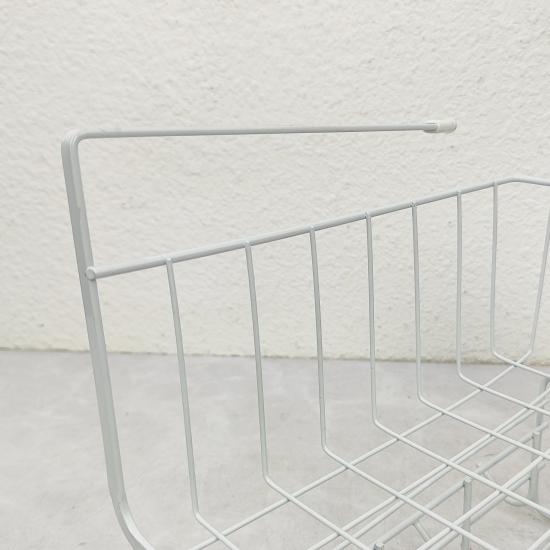 Полка металлическая для кухни подвесная 30*25*21 см белый CY-0114 Baizheng (1/20) - 1
