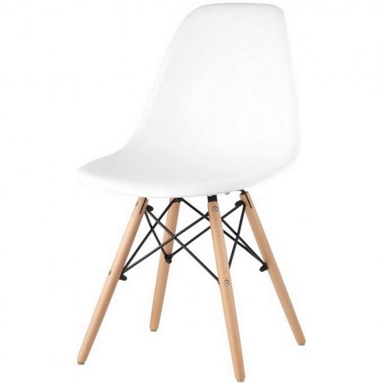 Стул полипропилен до100 кг белый Eames (4/4) - 1