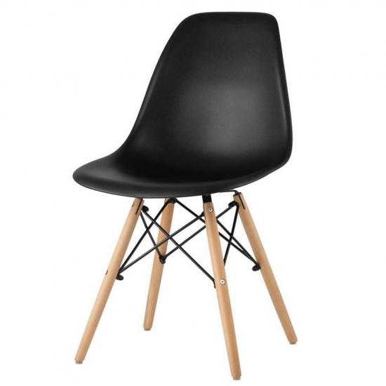 Стул полипропилен до100 кг черный Eames  (4/4) - 1