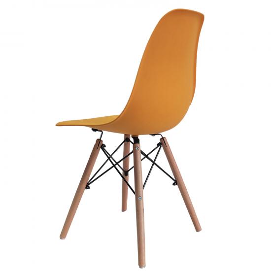 Стул полипропилен до100 кг желтый Eames  (4/4) - 1