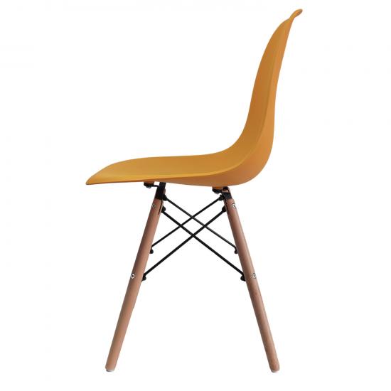 Стул полипропилен до100 кг желтый Eames  (4/4) - 1