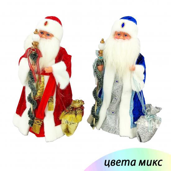 Фигурка новогодняя 40 см Дед Мороз музыкальный микс NP-5307 Fex (1/96) - 1