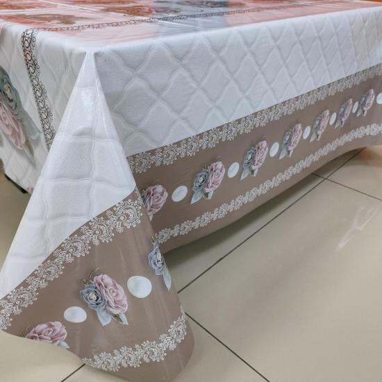 Клеенка ПВХ тканевая основа 1,37*20 м 0,2 мм рис BZ-HQ6504A Алмера Baizheng (1/2) - 1