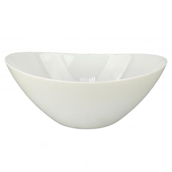 Салатник стеклокерамический  25*23,8 см 2300 мл овальный PO-540 White-Oval Parsopal (4/12) - 1