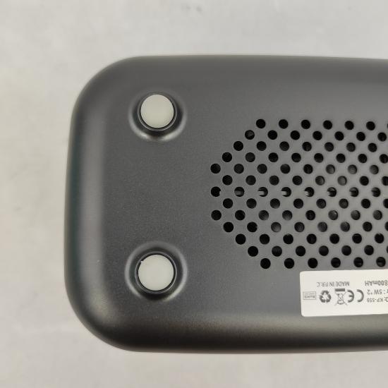 Часы электронные настольные с беспров заряд будильник FM Bluetooth LCD дисплей KR-559 Baizhen (1/24) - 1