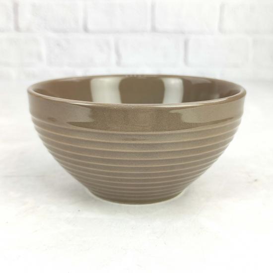 Салатник фарфоровый 12 см 400 мл 7913 Brown Коралл (1/9) - 1