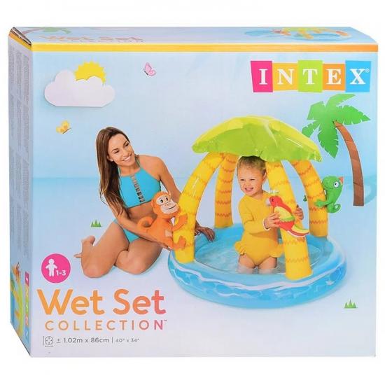 Игровой центр 102*86 см Тропический остров Intex (1/2) - 1