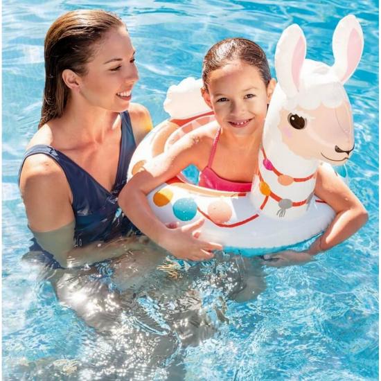 Круг для плавания 107*58 см 3-6 лет микс Животные Intex (1/36) - 1