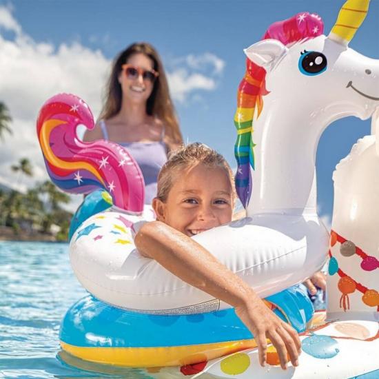 Круг для плавания 107*58 см 3-6 лет микс Животные Intex (1/36) - 1