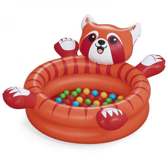 Бассейн надувной 107*94*58 сухой с мячами Playful Red Panda Bestway (1/1) - 1
