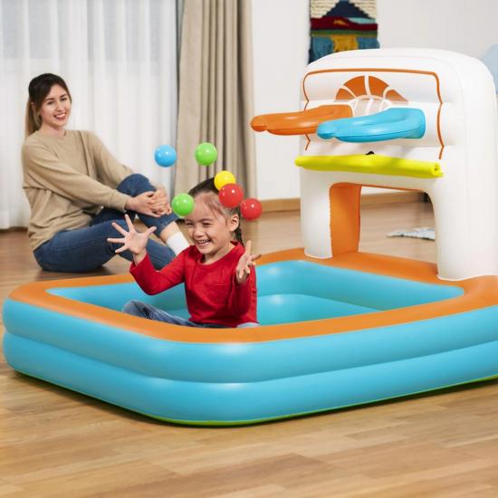 Игровой центр 120*107*84 см 3 в 1 с мячами и шарами Bestway (1/1) - 1