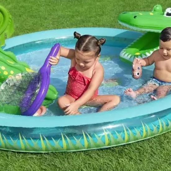 Игровой центр 224*181*72 см 210 л Crocodile Cove Bestway (1/3) - 1