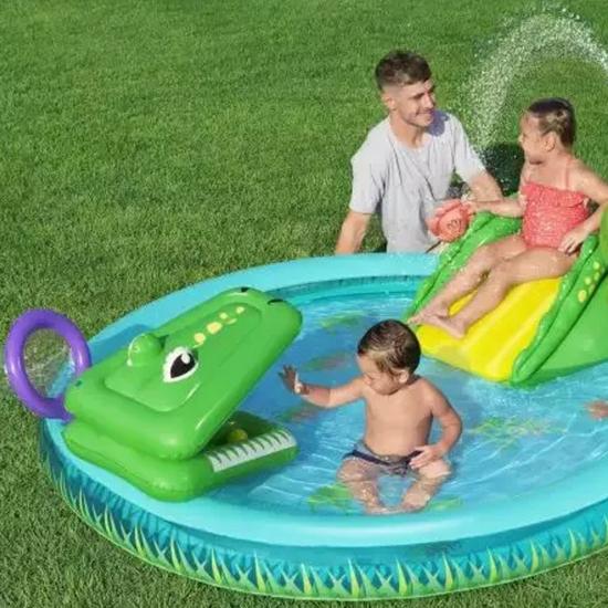 Игровой центр 224*181*72 см 210 л Crocodile Cove Bestway (1/3) - 1