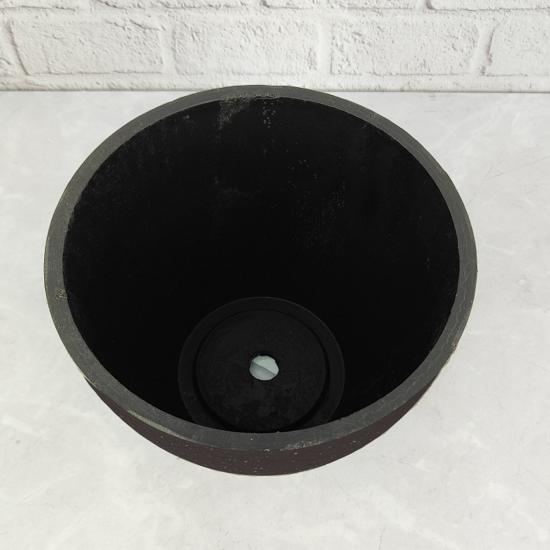 Горшок пластиковый 4,1 л 20*18*17 см черный Baizheng (1/28) - 1