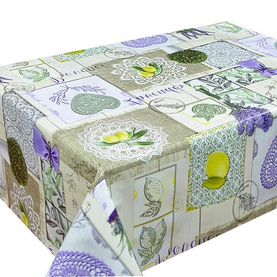 Клеенка ПВХ тканевая основа 1,37(+-3)*20 м глянцевая рис. STG106A Grace (1/1) - 1