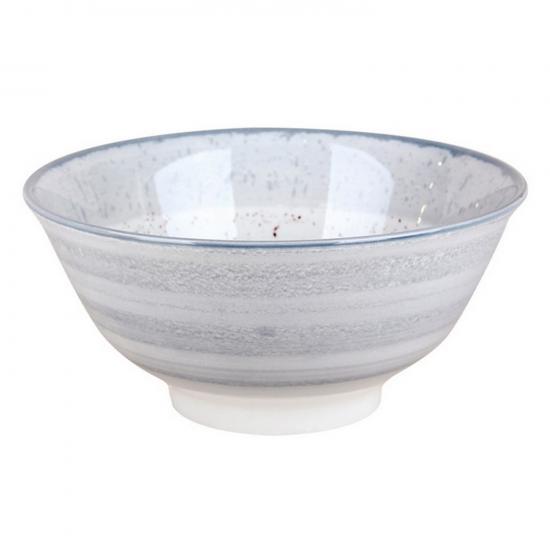 Салатник фарфоровый 16 см 700 мл Rustic grey Коралл (1/12) - 1