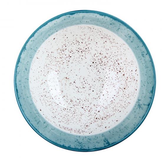 Салатник фарфоровый 16 см 700 мл Rustic blue Коралл (1/36) - 1