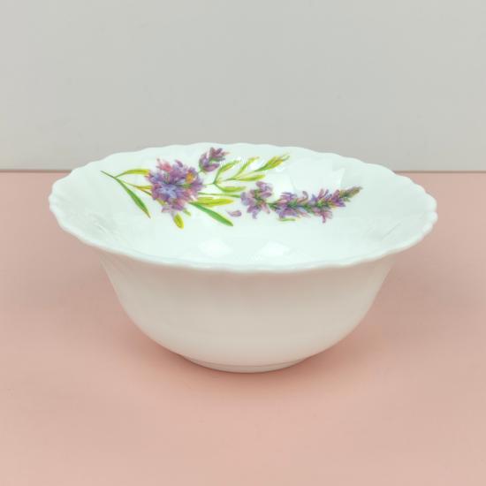 Салатник стеклокерамический  12.5 см 300 мл Lavender Коралл (1/6) - 1