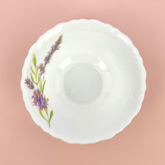 Салатник стеклокерамический  12.5 см 300 мл Lavender Коралл (1/6) - 1