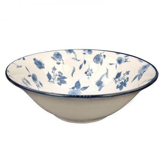 Салатник фарфоровый 17 см 600 мл Blue calico Коралл (1/12) - 1