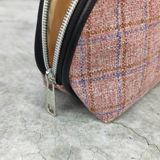 Косметичка-сумка 17*13*6,5 см с петелькой клетка рис.3 Fashion Georgeous Baizheng (1/360) - 1