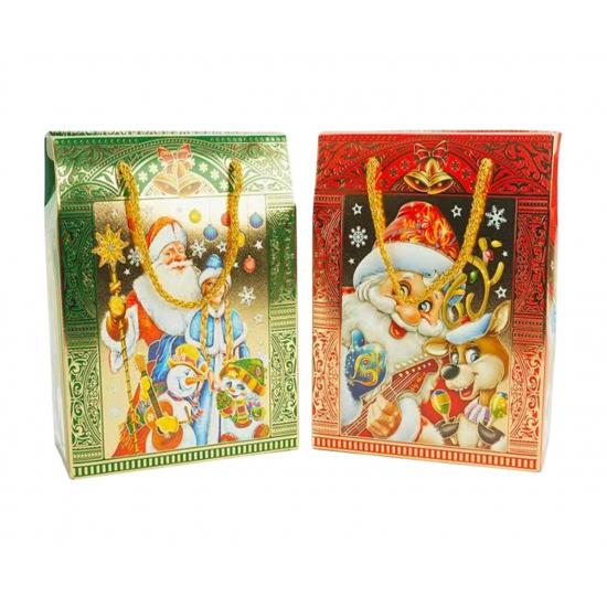 Коробка подарочная бумажная 20*10*25 см микс NP-4705 Baizheng (12/240) - 1