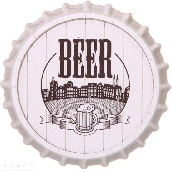 Подставка под горячее керамическая 10,8 см Открывашка Beer (1/360) - 1