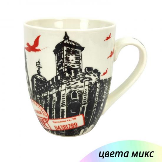 Кружка керамическая 360 мл микс Лондон Baizheng (1/48) - 1