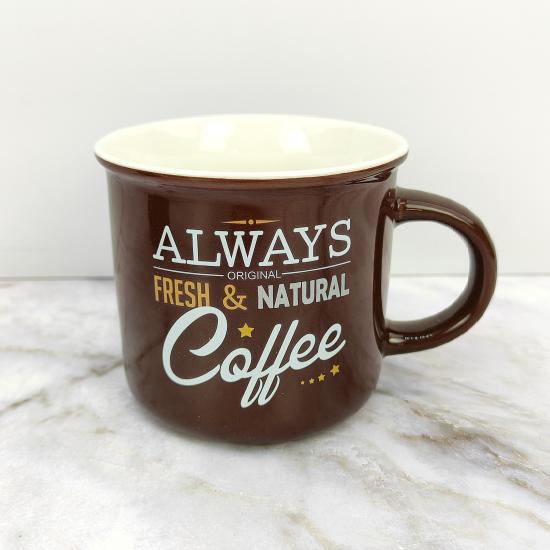 Кружка керамическая 390 мл под упак микс Coffee Baizheng (1/48) - 1