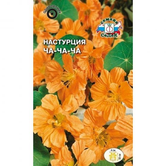 Настурция низкорослая Ча-ча-ча светло-оранжевая 0,5г ЦП СеДеК (10) - 1