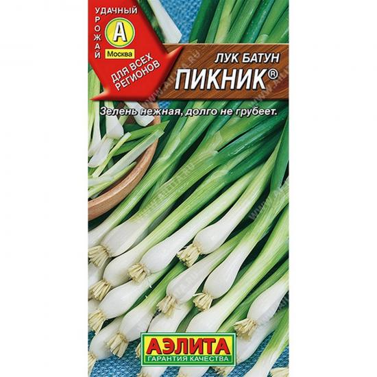 Лук батун Пикник среднеспелый 0,5г ЦП Аэлита (10) - 1