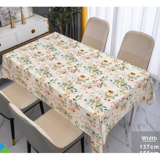 Клеенка ПВХ тканевая основа 1,37(+-3)*20 м с полиуретановым покрытием рис  PU-5301 Grace (1/1) - 1