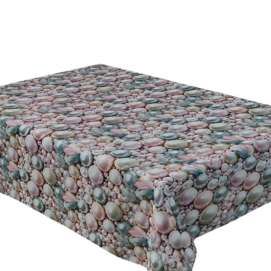 Клеенка ПВХ тканевая основа 1,37*20 м 0,26 мм 3D BZ-GQ680 Доминика Baizheng (1/2) - 1