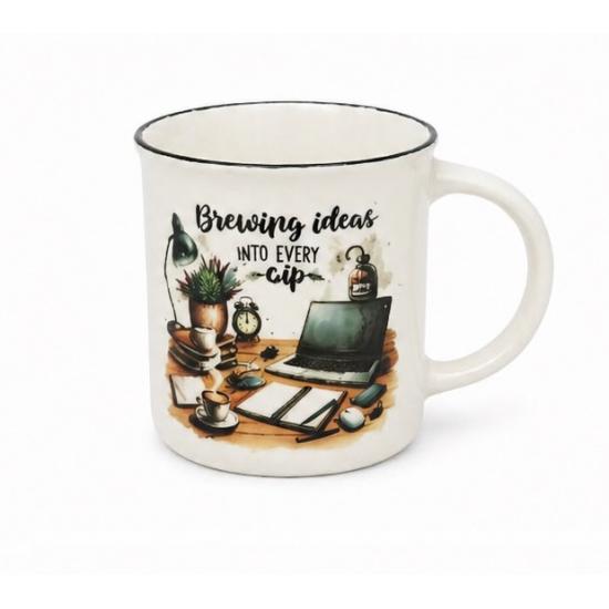 Кружка керамическая 310 мл рис 2 Coffee Baizheng (1/72) - 1