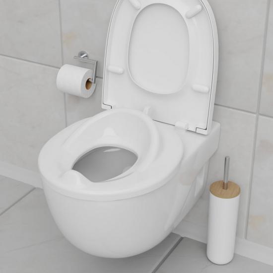 Сиденье пластиковое для унитаза накладка детская 40*38*9 см белый (1/10) - 1