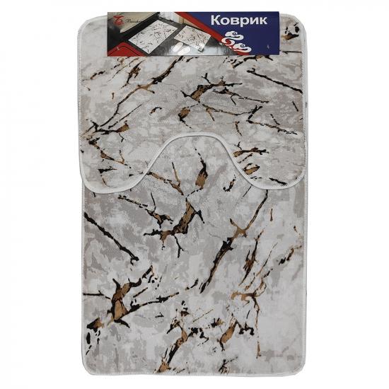 Коврик для ванной полиэстер 2 пр 50*80/50*40 см рис9 BZ-DL258 Baizheng (1/20) - 1
