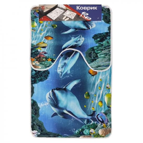 Коврик для ванной полиэстер 2 пр 60*90/60*45 см рис7 фотопринт BZ-DL269 Baizheng (1/30) - 1